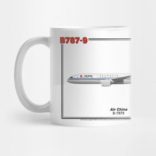 Boeing B787-9 - Air China (Art Print) Mug